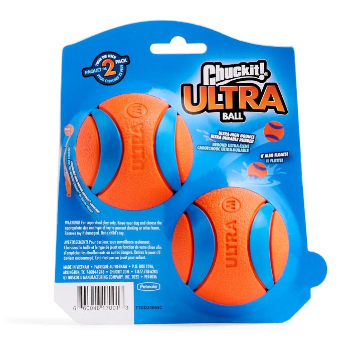 Chuckit! Ultra Medium Bouncy Fetch Balls For Dog - Image 3