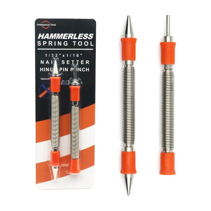 2-Piece Dual Head Nail Setter and Door Hinge Pin - Image 3