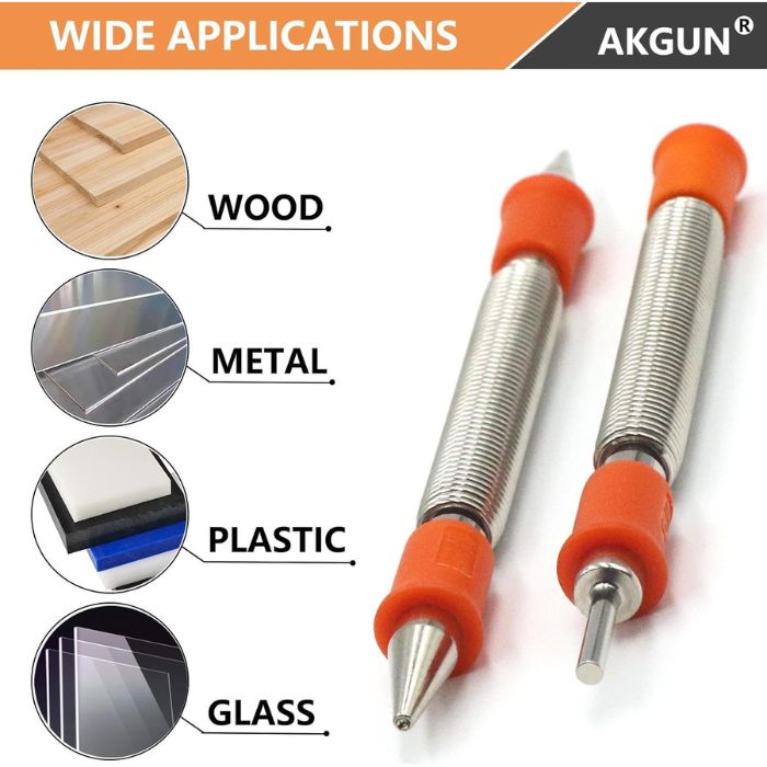 2-Piece Dual Head Nail Setter and Door Hinge Pin - Image 2